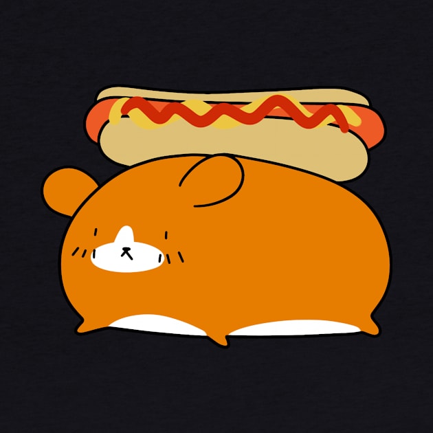 Hotdog Hamster by saradaboru